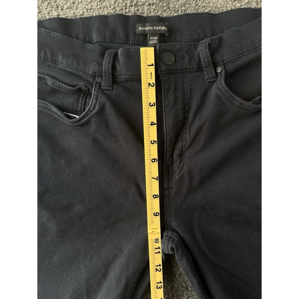 Banana Republic‎ Pants Men's 34x30 Black Straight Leg Cotton Preppy